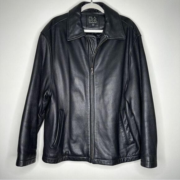 Jos. A Bank Vintage  100% Leather Jacket - Picture 1 of 12